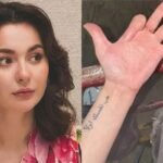 Hania Aamir’s Arabic tattoo reading Love Yourself First
