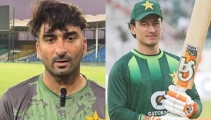 ICC T20 rankings show Maaz Sadaqat and Salman Mirza improving their positions.