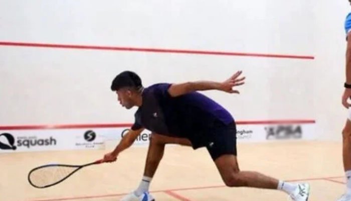 Noor Zaman Starts Silicon Valley Open With Victory Pakistan squash player Noor Zaman celebrates his 3-1 victory over American Branson Ming at the Silicon Valley Open.
