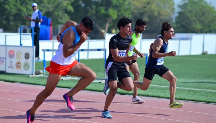 WAPDA athletes lead the 54th National Athletics Championship with five gold medals on opening day.
