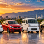 Suzuki Alto, Suzuki Cultus and Kia Stonic cars in Pakistan that could see price reductions under the proposed 2.5 percent FED removal.
