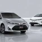 Old and new Toyota Corolla models compared in Pakistan, showing styling, interior and feature changes in the 3rd facelift.