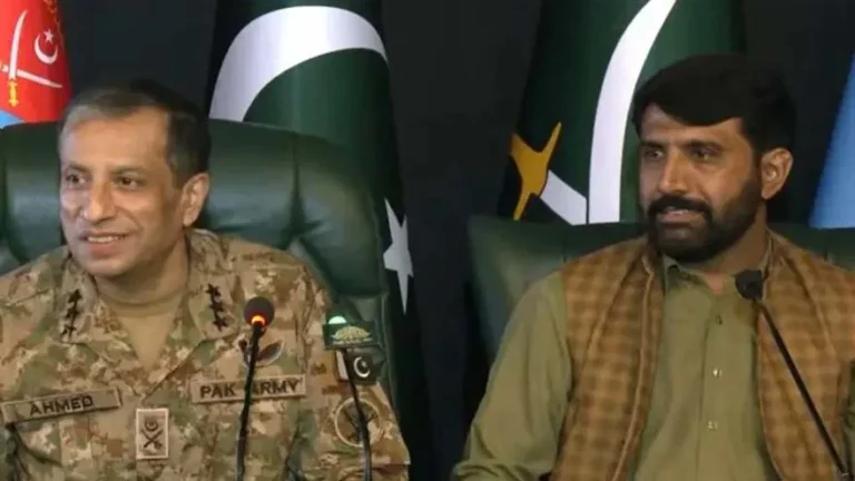 Retired Pakistani soldier Muhammad Asif appears before media as DG ISPR rejects Indian claims about his reported death in IIOJK