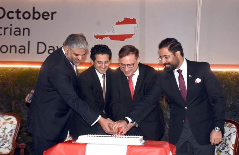 Austria pledges stronger trade, investment ties with Pakistan Austrian Ambassador Wolfgang Oliver Kutschera addresses Austria's National Day reception in Islamabad, highlighting stronger economic and diplomatic ties with Pakistan.