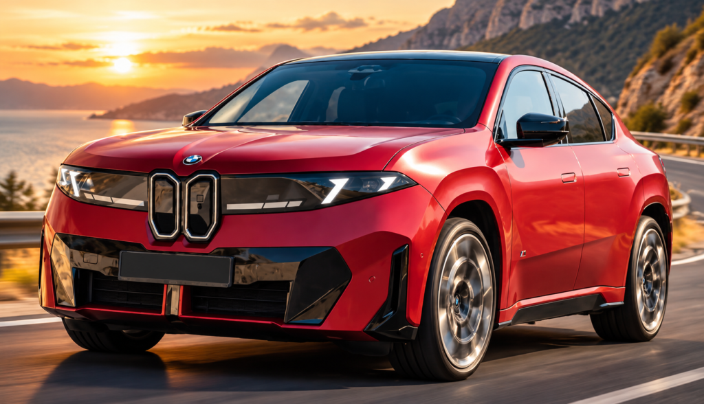 BMW iX4 electric SUV offers up to 828 km of range, 400 kW fast charging and as much as 612 horsepower.