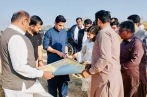 CDA Chairman Sohail Ashraf reviews ongoing development work in Islamabad’s Sector E-12 following the recovery of 1,135 kanals of state land.
