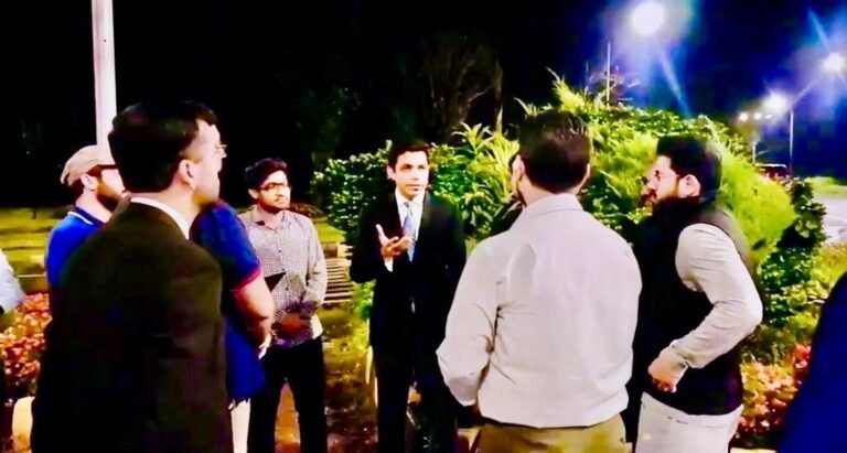 CDA Chairman Sohail Ashraf reviews road, footpath, parking and beautification works at commercial centres in Islamabad on October 30, 2026.