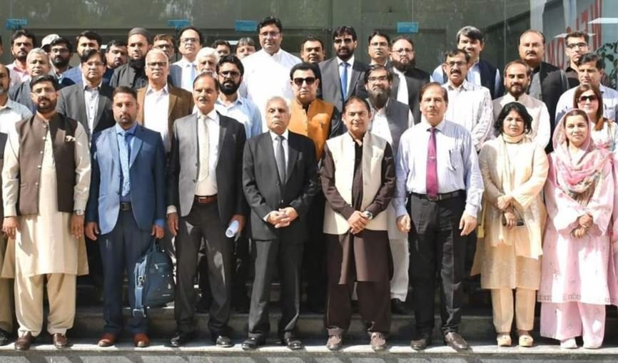 PMAS-AAUR Vice Chancellor Prof. Dr. Qamar-uz-Zaman attends Pakistan's first national livestock genomics symposium organised by NCLBG&G in Rawat.