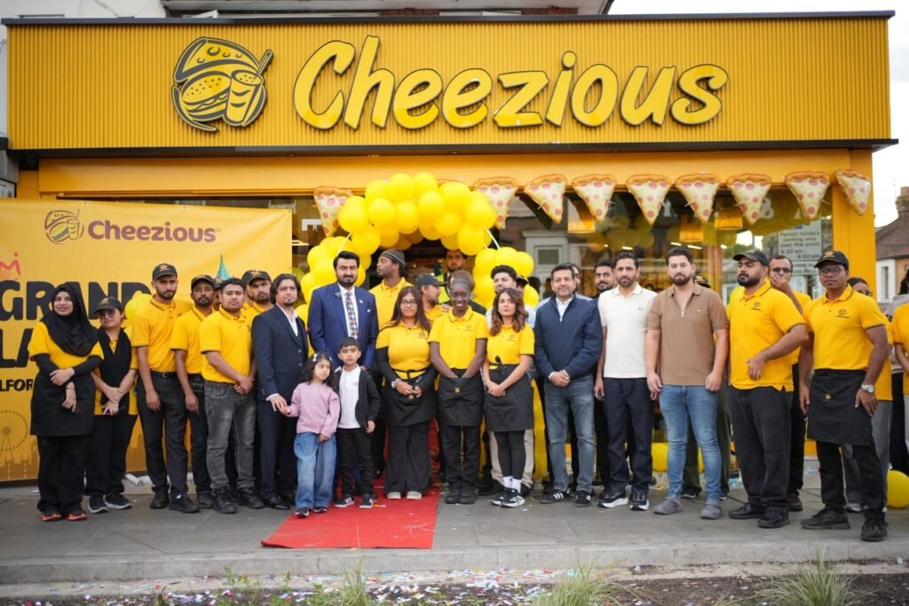 Cheezious Opens First International Outlet in London Cheezious opens its first international outlet in London’s Ilford Lane as the Pakistani fast-food brand begins UK expansion.