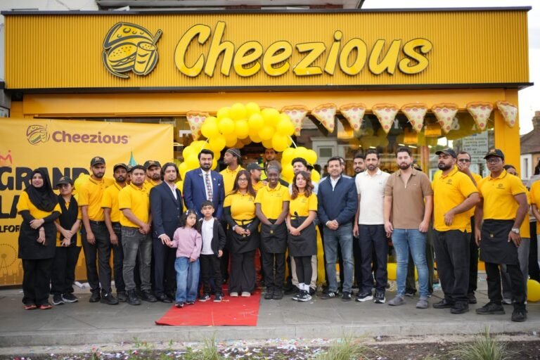 Cheezious opens its first international outlet in London’s Ilford Lane as the Pakistani fast-food brand begins UK expansion.