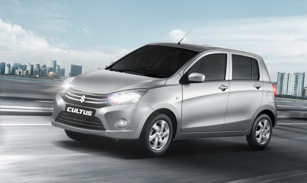 Suzuki Cultus spare parts prices in Pakistan: Accident repairs could cost thousands Suzuki Cultus hatchback showing genuine spare parts prices and estimated accident repair costs in Pakistan, including headlights, bumpers and side mirrors.