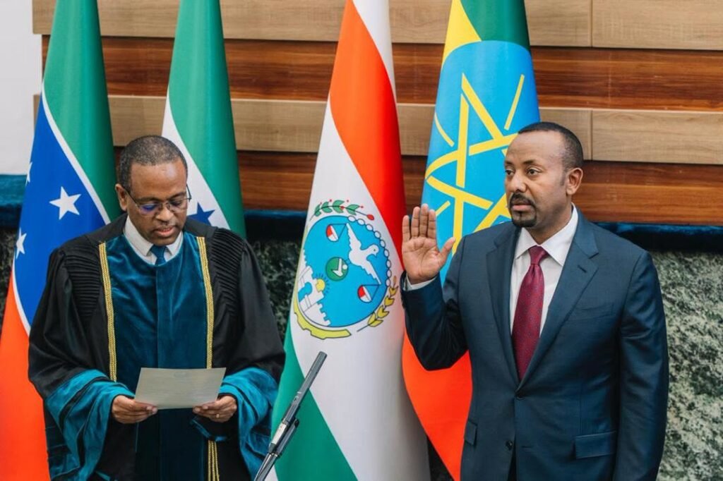 Ethiopian Prime Minister Abiy Ahmed elected for another five-year term as new federal government takes office in Addis Ababa