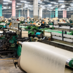 Textile spinning machinery at a factory in Pakistan as FBR mandates video surveillance cameras for fibre processing by November 15, 2026.
