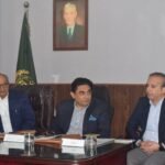 FGEHA and Future Development Holdings officials sign an MoU for a residential housing project in Capital Smart City, Rawalpindi, on October 21, 2026.