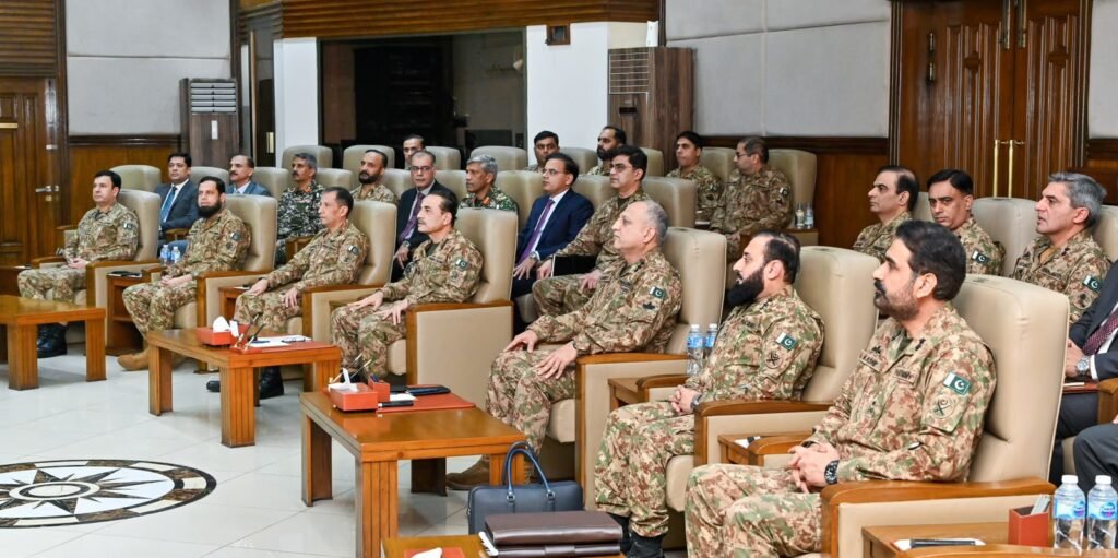 Field Marshal Syed Asim Munir visits Peshawar Corps Headquarters on October 23, 2026, to review counterterrorism operations, border security and military readiness in Khyber Pakhtunkhwa.