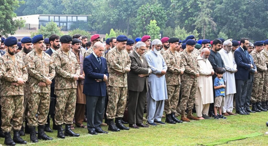 Funeral Prayers Offered for Two Army Officers Martyred in Quetta Training Crash Funeral prayers held at Chaklala Garrison for Major Husnain Shehzad Humayun and Captain Abdul Samad, killed in a Mushak training aircraft crash near Quetta.
