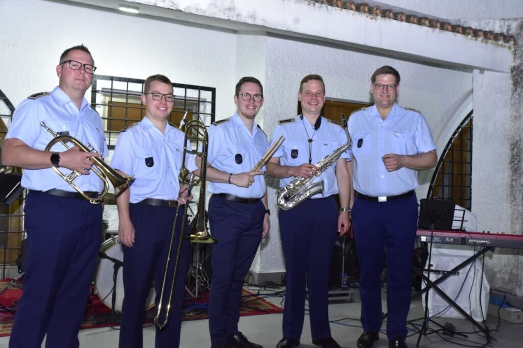 German Air Force Jazz Quintet Performs at Islamabad Embassy Concert German Air Force Jazz Quintet performs at a concert hosted by the German Embassy in Islamabad.