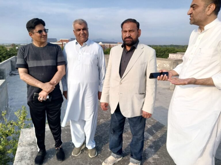 University of Haripur Vice Chancellor Prof. Dr. Sajid Rashid Ahmed meets faculty and administrative officials at Abdul Wali Khan University Mardan.