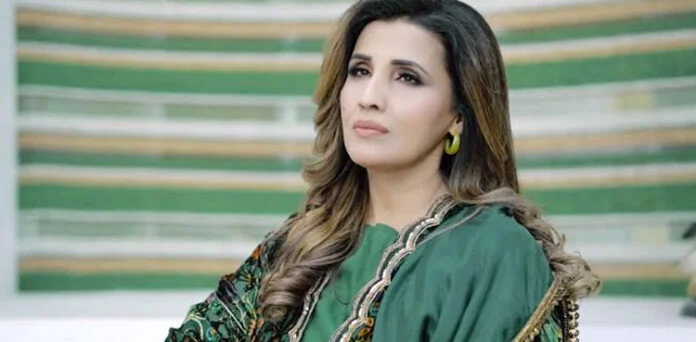 Pakistani singer Humaira Channa whose car was reportedly stolen in Karachi.