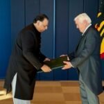 Pakistan’s Ambassador Salman Sharif presents credentials to German President