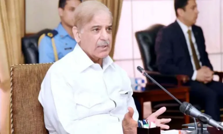 Prime Minister Shehbaz Sharif chairs a cabinet-level security review as reports highlight a 195% rise in terrorist attacks in Khyber Pakhtunkhwa.