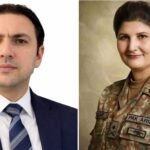 Lieutenant General (retd) Nigar Johar Khan, Pakistan's first female three-star general, congratulated by Ikramuddin on her reported appointment as KP Governor's Health Advisor.
