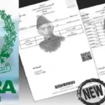 : NADRA B-Form replacement process for children in Pakistan.