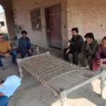 Pakistan Digital Authority Citizen Experience team engages with farmers in Bhera, Sargodha, to assess Mera Kissan and e-Zarkhaiz digital agriculture portals.