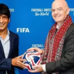 PFF President Meets FIFA Chief in Tokyo
