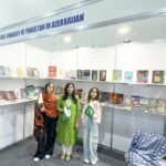 Pakistani literary works showcased by the Embassy of Pakistan at the 12th Baku International Book Fair in Azerbaijan.