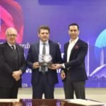 EO Islamabad President Omais Khattak chairs In the Boardroom session with Italian Ambassador Ugo Ciarlatani and Trade Attaché Salvatore Parano.