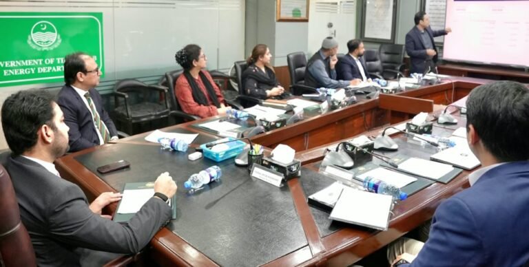 Punjab considers new power supply project for Sundar Industrial Estate, Orange Line Punjab Energy Minister Malik Faisal Ayub Khokhar chairs a meeting on the proposed electricity supply project for Sundar Industrial Estate and Orange Line Train in Lahore.