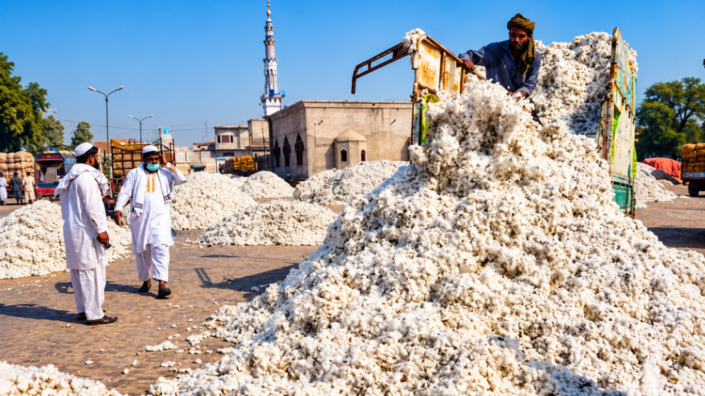 Pakistan’s textile crisis leaves 50% of power looms idle Power looms at a textile manufacturing facility in Pakistan amid financial difficulties affecting the cotton and textile industry.