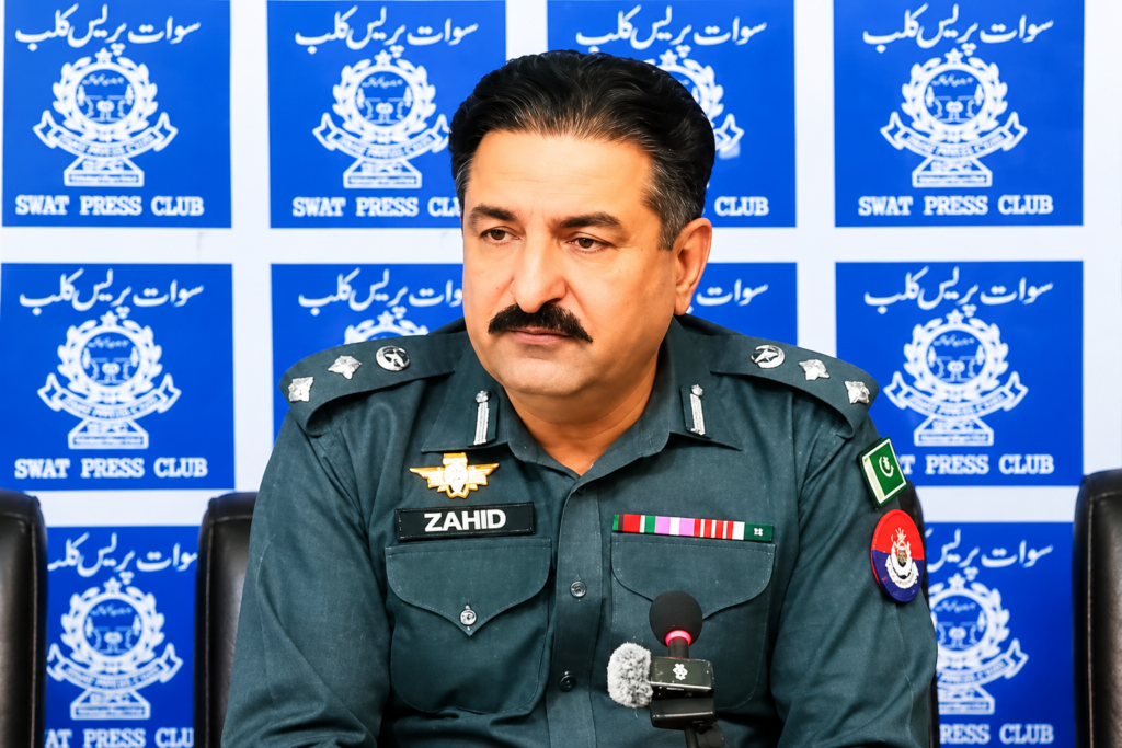 Malakand RPO Vows Tough Action on Crime, Traffic Violations Malakand RPO Zahid Nawaz Marwat addresses law and order and traffic issues in Swat.
