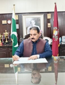 Prof Hazrat Ali assumes additional charge as Chairman BISE Mardan