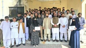 Shangla DPO addresses peace and security seminar at University of Shangla