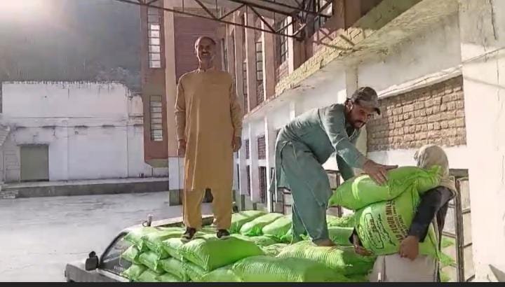 Government-subsidized flour distribution at officially fixed prices in Lower Dir
