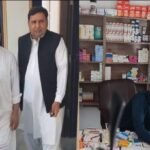 Doctors provide free medical check-ups and medicines at the Al-Faiz Foundation medical camp in Taxila.
