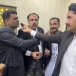 District Bar Association Sujawal members celebrate Prince Rahim Aga Khan V's birthday and honour his humanitarian services.
