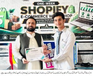 Malakand, Shopify, E-Commerce, Youth Affairs, Oxford IT Hub, Batkhela, Digital Skills, Online Business