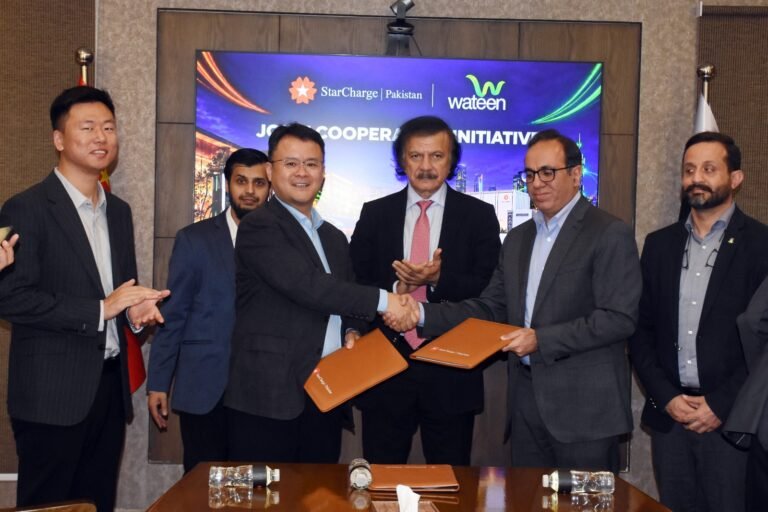 StarCharge and Wateen Team Up for Pakistan’s Clean Energy Future