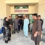 ADC Lower Dir Dr. Iza Arshad inspects Shaheed Malik Jahan Alam Hospital in Lal Qila.