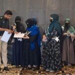 Women participate in Dera Ismail Khan's first food and beverage competition organised by Faizna Green Bites to promote home-based entrepreneurship.