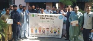 Mardan DC Honours Polio Workers