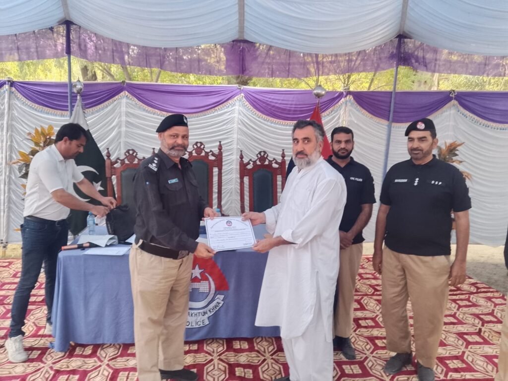 D.I. Khan Police officials attend training on biological evidence preservation in GBV cases.