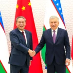 Chinese Premier Li Qiang meets Uzbek leaders in Tashkent during discussions on bilateral trade, investment and regional cooperation.