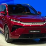 BYD Atto 8 electric SUV debuts with 9-minute flash charging, 764 hp, seven seats and up to 653km WLTP range.
