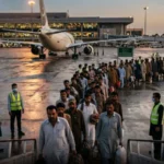 Forty Pakistani nationals deported from Greece arrive at Islamabad International Airport