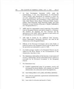 Federal Government Orders New Development Secretariat for 12 KP Districts Federal Government Orders New Development Secretariat for 12 KP Districts