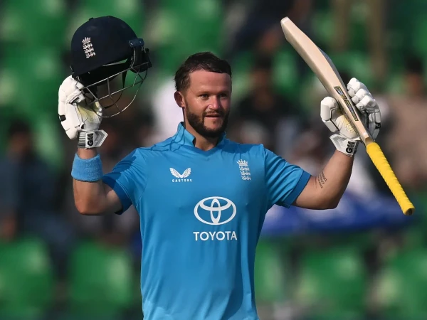 Ben Duckett’s Record-Breaking Knock Lights Up Lahore! Ben Duckett celebrates his career-best 167 against Sri Lanka at Gaddafi Stadium